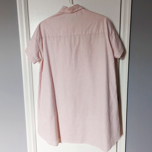 Naked & Famous strawberry dyed tunic shirt dress - Picture 3 of 4